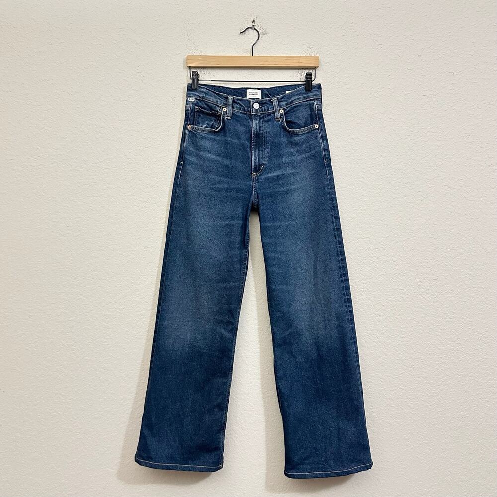 CITIZENS OF HUMANITY Paloma Baggy Jeans Blue Relaxed Wide Leg Skate